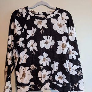 LOFT Floral Sweatshirt